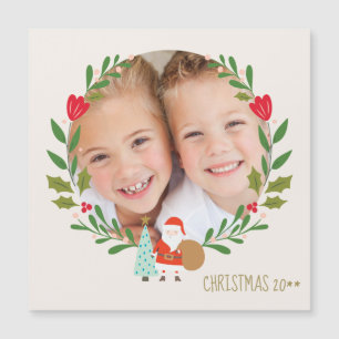 Kerstmis Holly krans foto