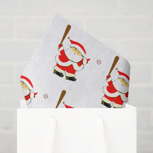 Kerstmis honkbal tissuepapier (Cadeauzakje)