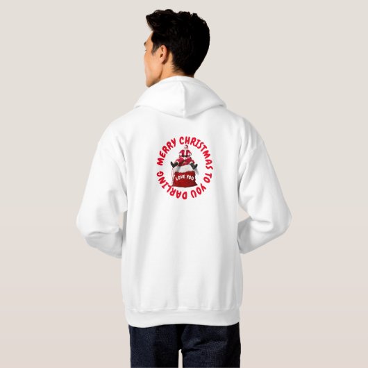 Kerstmis Hoodie (Achterkant volledig)