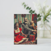 Kerstmis horror briefkaart (Staand voorkant)