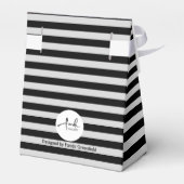 Kerstmis Housewarming Party Winter in New England Bedankdoosjes (Achterkant)