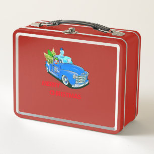 Kerstmis Houten Truck Boom Cadeau Voor Kerstmis Va