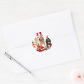 KERSTMIS HUISDIEREN STICKER (Envelop)