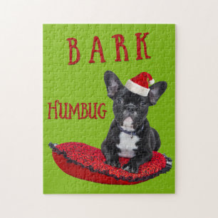Kerstmis: Humbug French Bulldog Puzzle Legpuzzel