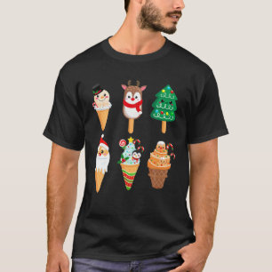 Kerstmis Ijs Kerstman Vrienden Kerstmis Kinder T-shirt
