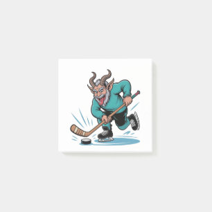 Kerstmis Ijshockey Spelen Griezelige Kerst Sport Post-it® Notes