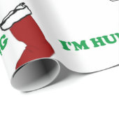 Kerstmis.. ik ben gek op m'n kerstfeest cadeaupapier (Rol Hoek)