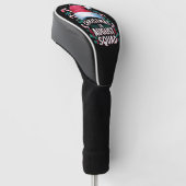 Kerstmis in augustus Squad Grappige Zomer Kerstmis Golfheadcover (Schuin)