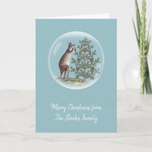 Kerstmis in Australië Feestdagen Kaart (Voorkant)