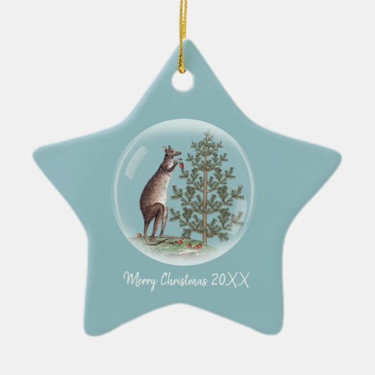 Kerstmis in Australië Keramisch Ornament (Voorkant)