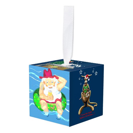 Kerstmis in Australië Ornament (Voorkant hoekig)