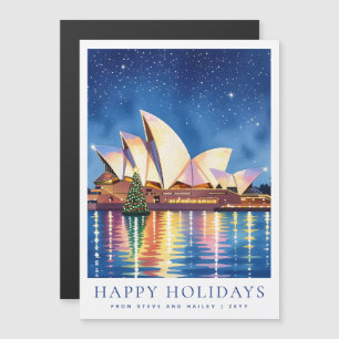 Kerstmis in Australië Sydney Magnetische Kaart
