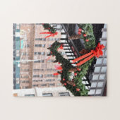 Kerstmis in Carnegie Hall Midtown Manhattan NYC Legpuzzel (Horizontaal)