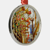 Kerstmis in Chicago Metalen Ornament (Rechts)