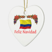 Kerstmis in Colombia Keramisch Ornament (Links)