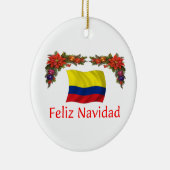 Kerstmis in Colombia Keramisch Ornament (Rechts)