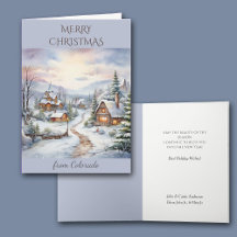 Kerstmis in Colorado Mountain Village