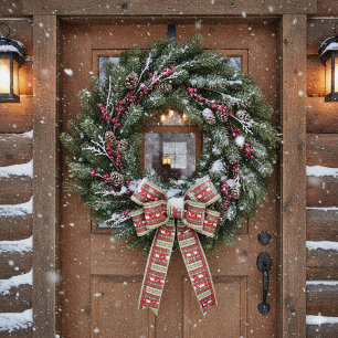 Kerstmis in de bossen lint