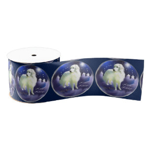 Kerstmis in de Grote Pyreneeën Grosgrain Lint