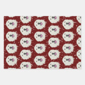 Kerstmis in de Grote Pyreneeën Inpakpapier Vel (Voorkant 3)