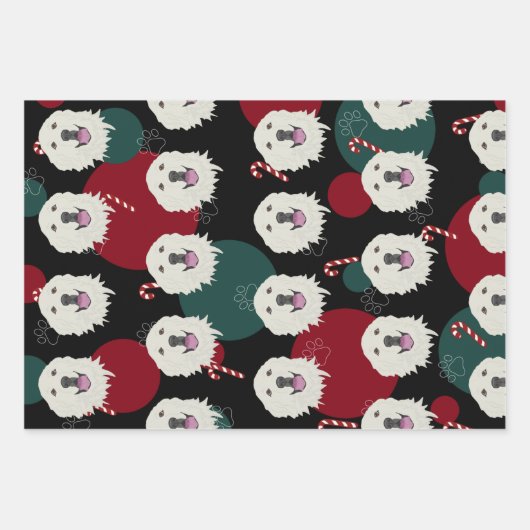 Kerstmis in de Grote Pyreneeën Inpakpapier Vel (Voorkant 2)