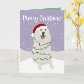 Kerstmis in de Grote Pyreneeën Kaart (Gele Bloem)