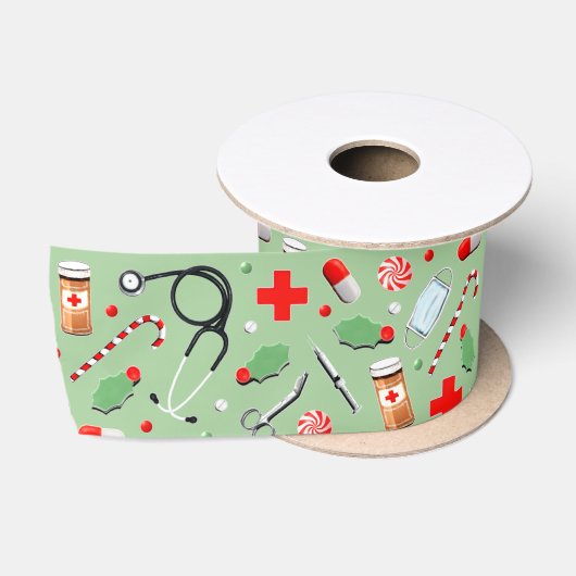 Kerstmis in de medische sector lint (Spoel)