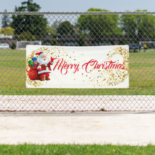 Kerstmis in de openlucht spandoek