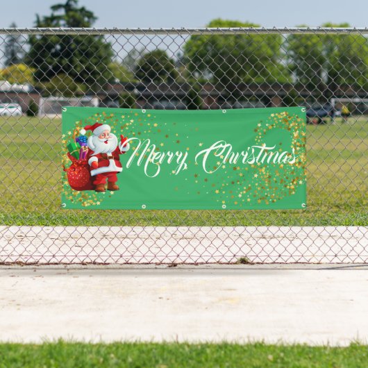 Kerstmis in de openlucht spandoek (Insitu)