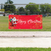 Kerstmis in de openlucht spandoek (Insitu)