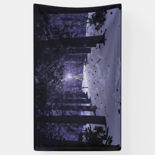 Kerstmis in de Pines Banner (Verticaal)