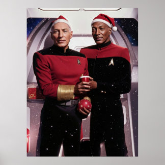 Kerstmis in de ruimte poster