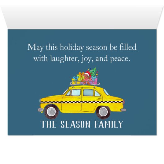 Kerstmis in de stad  (Binenzijde Horizontaal (Onderkant))