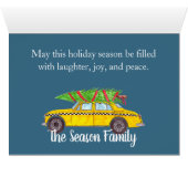 Kerstmis in de stad (Binenzijde Horizontaal (Onderkant))