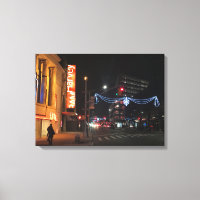Kerstmis in de stad Brooklyn New York Foto