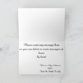 Kerstmis in de stad met Red Bow PERSONALIZED Feestdagen Kaart (Binnen)