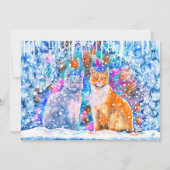 Kerstmis in de winter feestdagenkaart (Voorkant)