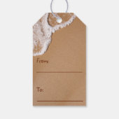 Kerstmis in de zomer cadeaulabel (Achterkant)