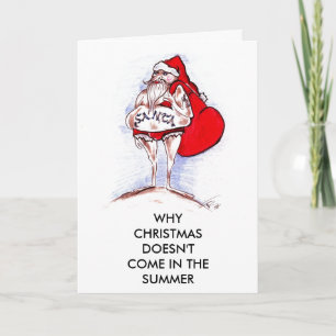 KERSTMIS IN DE ZOMER FEESTDAGEN KAART