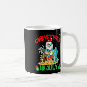 Kerstmis in de zomer in juli - Tropische Kerstman Koffiemok