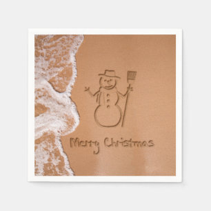 Kerstmis in de zomer servetten