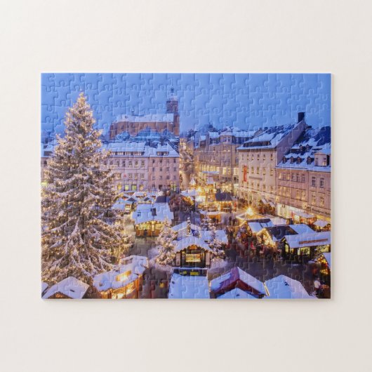 Kerstmis in Duitsland Legpuzzel (Horizontaal)