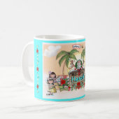 Kerstmis in Hawaï Koffiemok (Voorkant links)