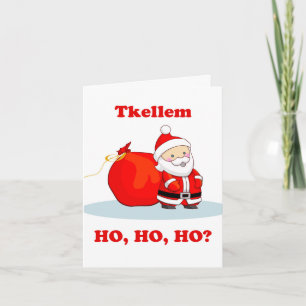 Kerstmis in het Maltees, spreek je Ho, Ho, Ho? Kaart