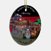 Kerstmis in het meer van Havasu Keramisch Ornament (Rechts)