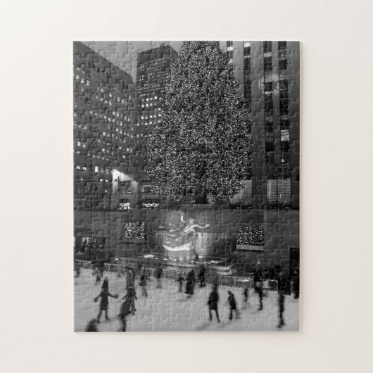 Kerstmis in het Rockefeller Center - NYC Legpuzzel (Verticaal)