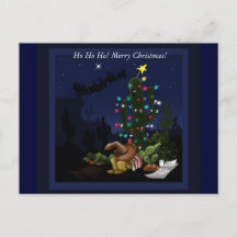 Kerstmis in het zuidwesten verlichte cactus