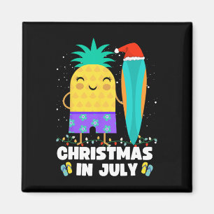Kerstmis in juli ananas Kerst in juli decoratie Magneet