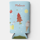 Kerstmis in juli BBQ Zomerfeest Gepersonaliseerd (Voorkant)