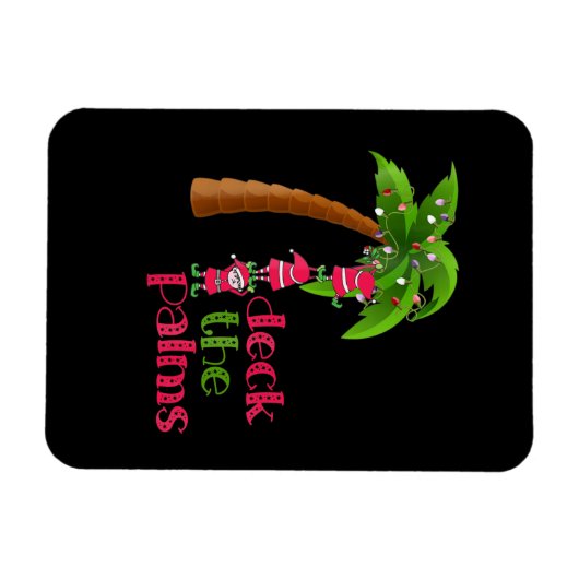 Kerstmis in juli doorsnee kermis magneet (Horizontaal)